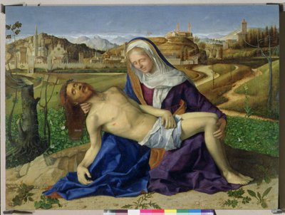 The Pieta (post 1996 restoration) by Giovanni Bellini